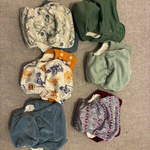 6 Grovia All in One Cloth Diapers